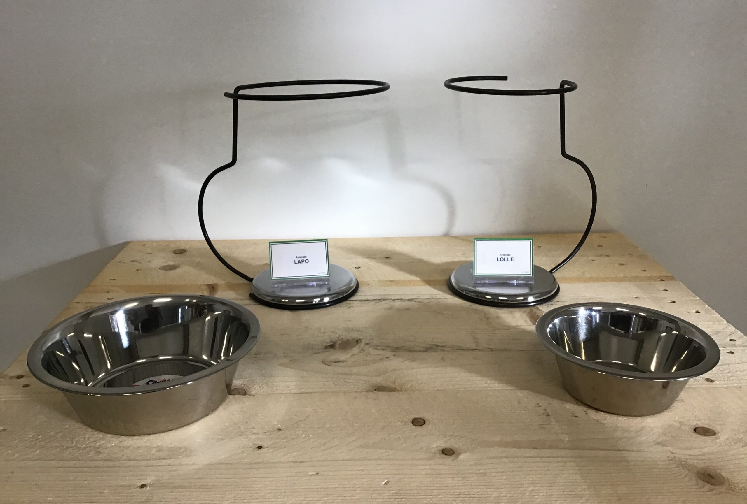Porta ciotole per cani rialzate