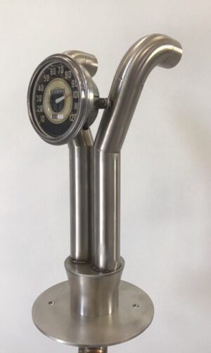 Colonna birra a 2 rubinetti contachilometri