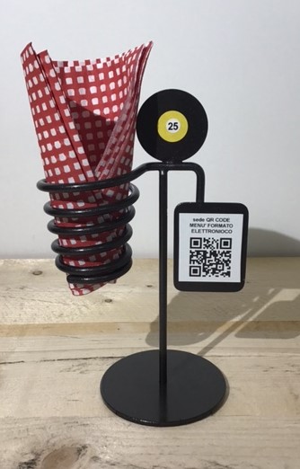 Segnaposto ristorante qr code