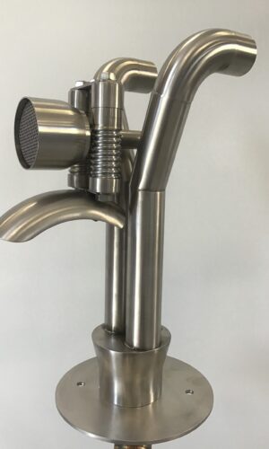 Draft beer tower with 2 taps custom